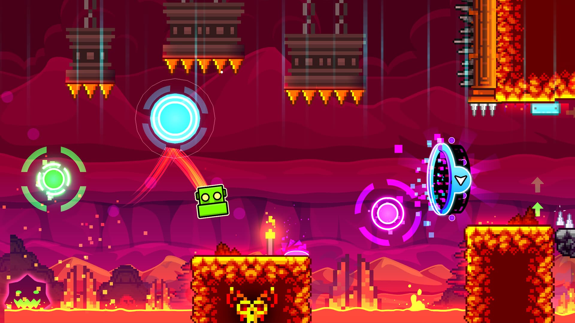 Geometry dash unblocked rhythm game with endless levels play free 